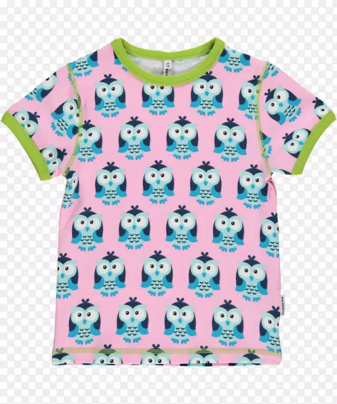 婴儿和幼童一件T恤，猫头鹰上衣，t恤