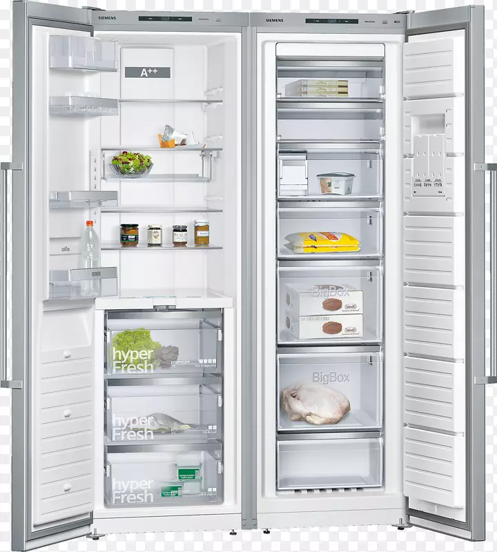 西门子ks 36fpi40不锈钢冰箱西门子ka99fpi30(ks 36fpi30，gs36na 31)西门子ka99wpi30食品中心-冰箱