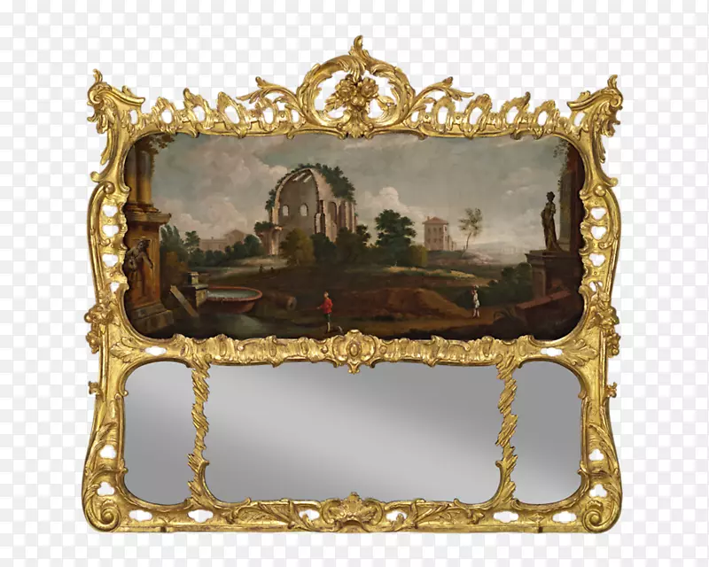 镜框镜面罗可可拿破仑三世风格