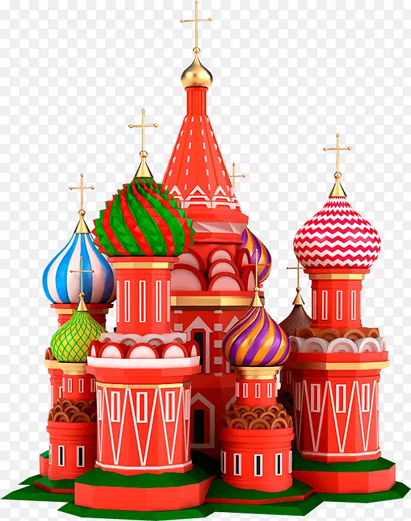 圣巴兹尔大教堂4张图1字母红广场在莫斯科-莫斯科