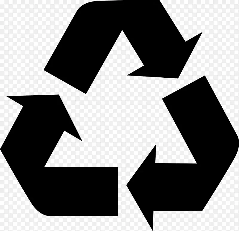 回收符号回收垃圾箱废料服装的回收利用