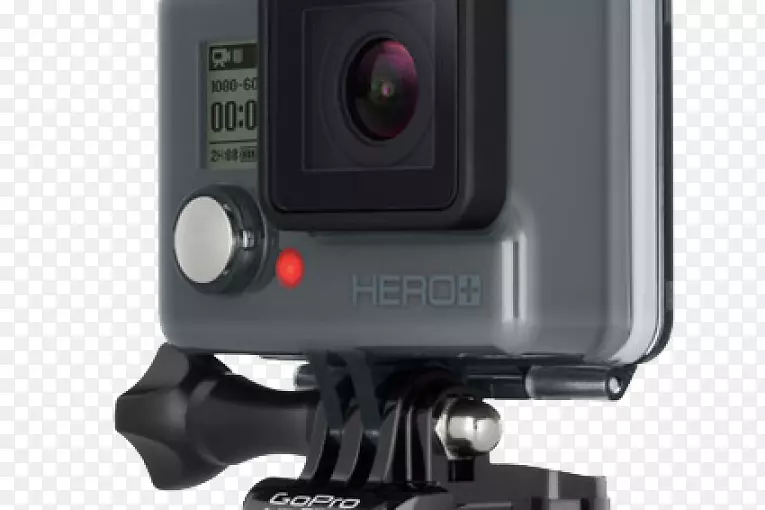 GoPro英雄+LCD动作摄像机-GoPro摄像机PNG