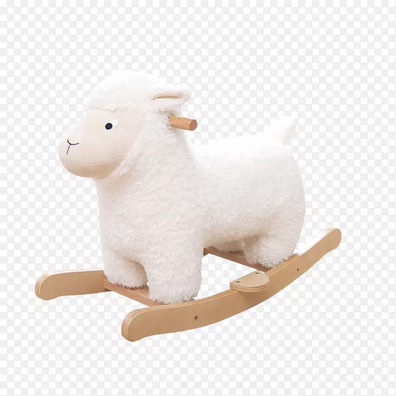 羊毛绒动物&可爱的玩具，婴儿羊毛，儿童-绵羊