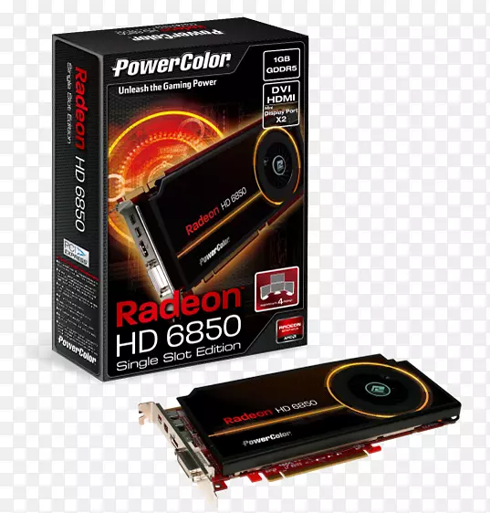 显卡和视频适配器动力色GDDR 5 SDRAM RADEON蓝宝石技术-Radeon HD 4000系列