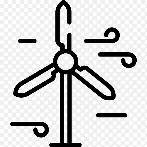 计算机图标风力涡轮机营销可再生能源营销
