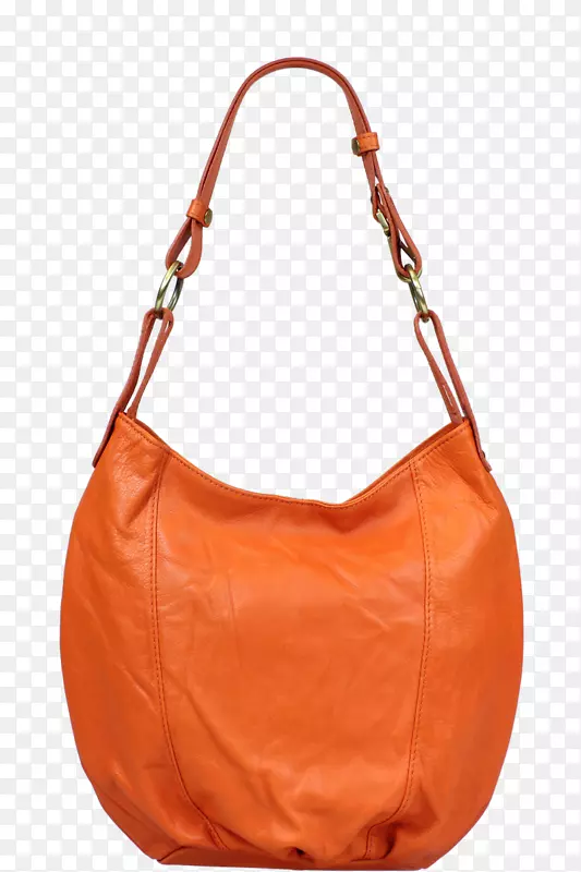 流浪汉袋皮革橙色手提包送信袋-橙色