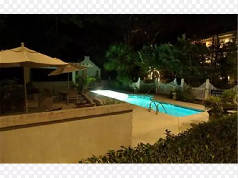 景观照明游泳池水上特色度假村-希尔顿酒店度假村