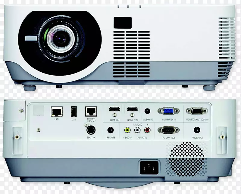 NEC DLP原则p502h-5000 lm，fhd，base-t，lan多媒体投影机