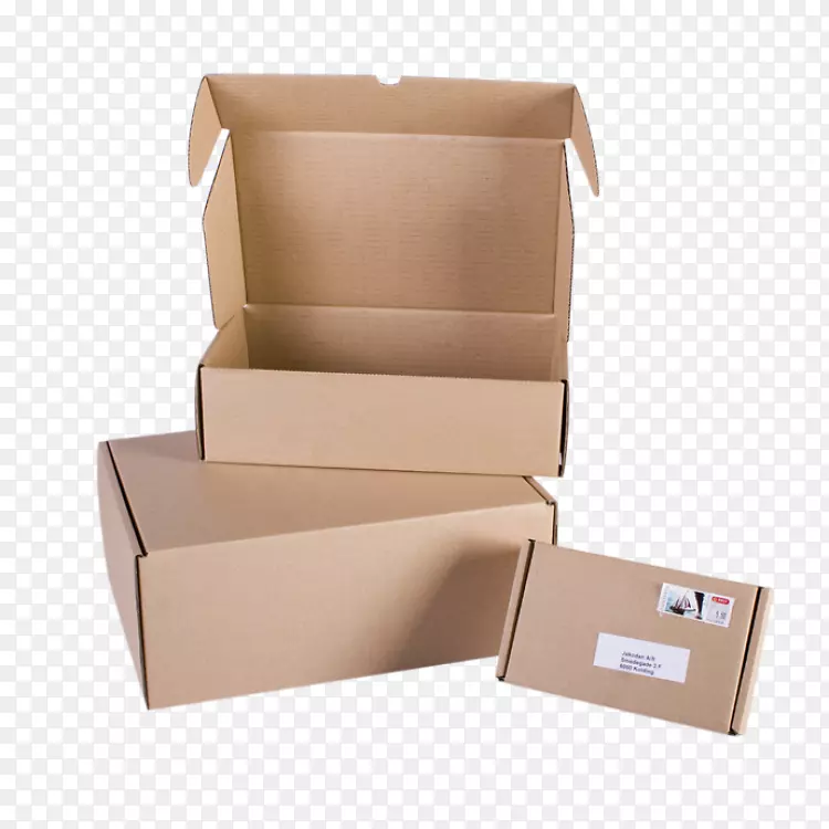 纸箱纸瓦楞纸纤维板包装和标签纸箱-布劳恩