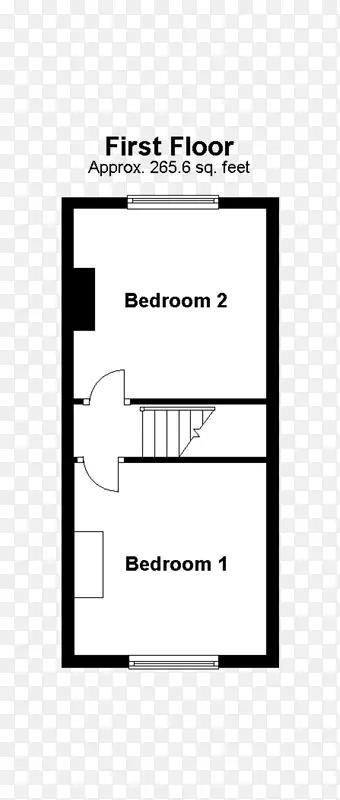 开放式平面图楼层公寓-公寓