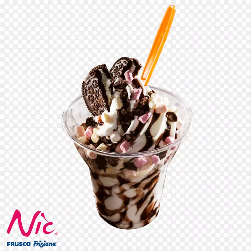圣代巧克力冰淇淋冷冻酸奶