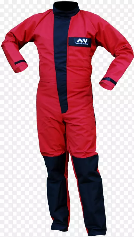 滑刺红色拉链服装-连衣裙