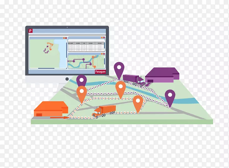 车辆路径问题行程规划器数学优化车队管理软件-道路