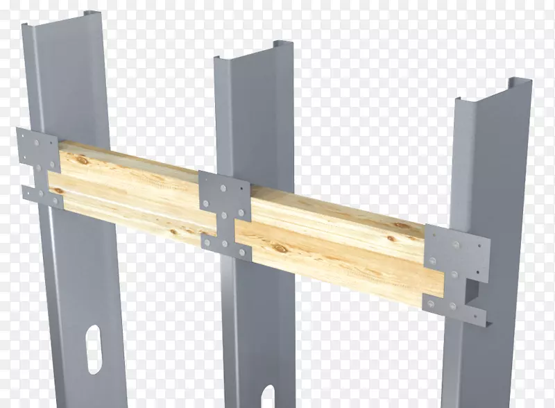 木墙螺栓阻塞框架.木材