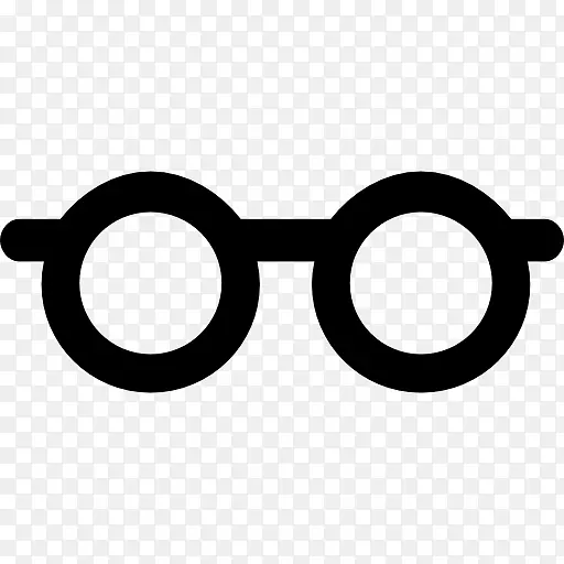 眼镜戴电脑图标眼镜