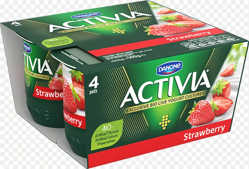 草莓早餐麦片Activia酸奶-草莓