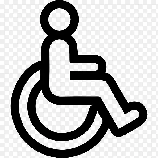 残疾标志轮椅-轮椅