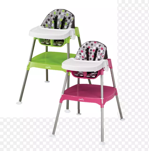 Evenflo敞篷车，3英寸1高椅，高椅和助推器座椅，婴儿椅