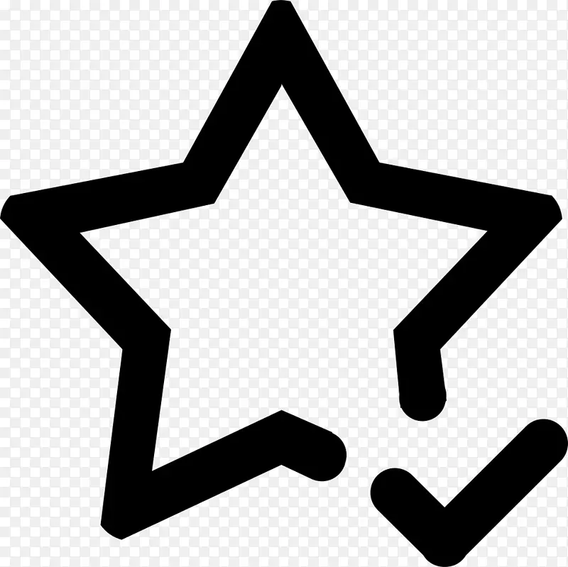 艺术和文化中的星多边形-五点星计算机图标-明星