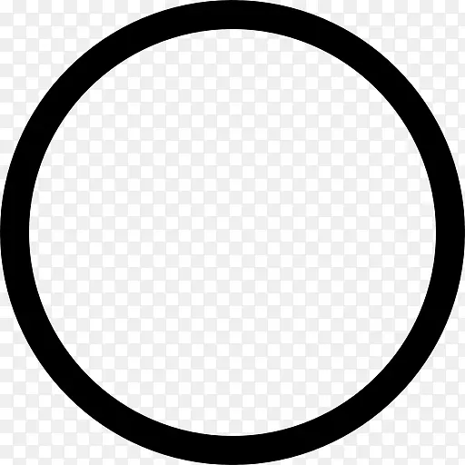 黑色圆圈电脑图标剪贴画圈