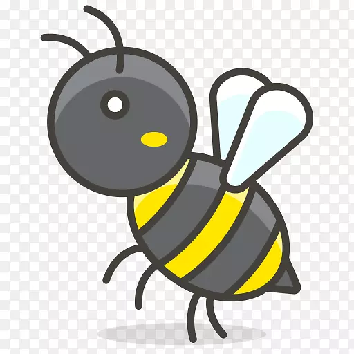 蜜蜂昆虫表情剪辑艺术-蜜蜂
