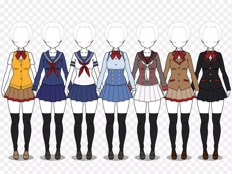 Yandere模拟学校校服