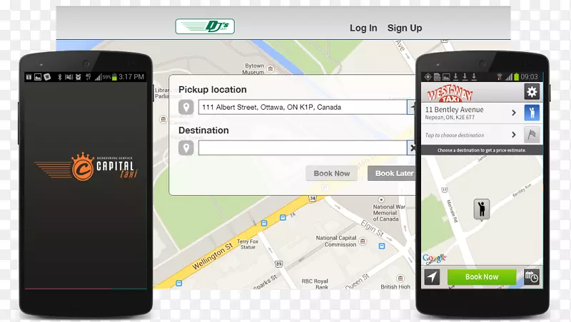 智能手机出租车公司手持设备-智能手机