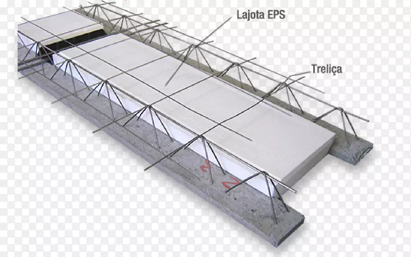 混凝土板建筑工程聚苯乙烯桁架蜂窝-混凝土