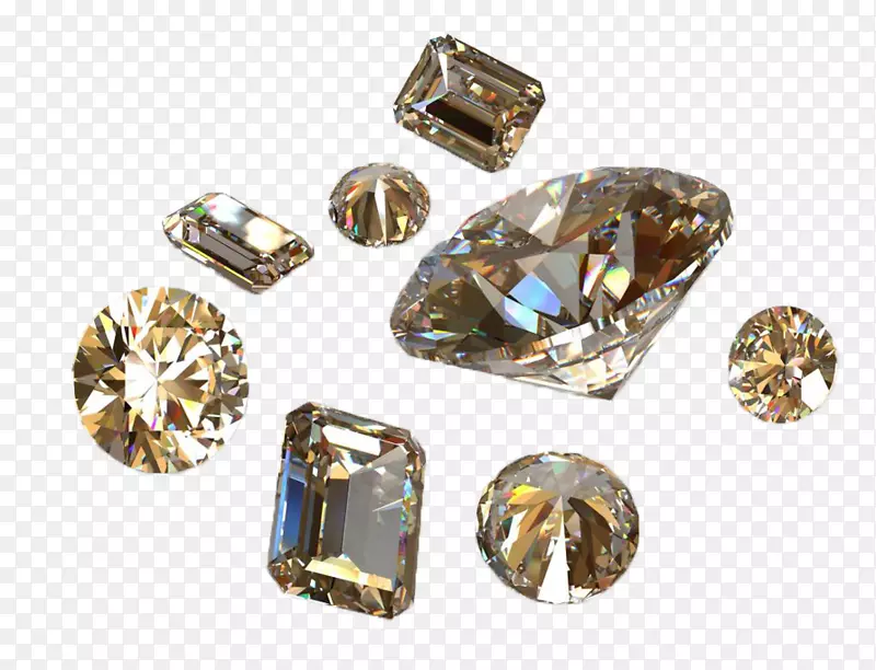 阿吉勒钻石矿棕色钻石订婚戒指钻石颜色-钻石