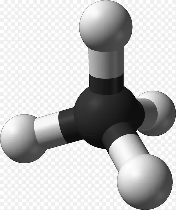 球棒模型甲烷空间填充模型化学分子模型分子图示