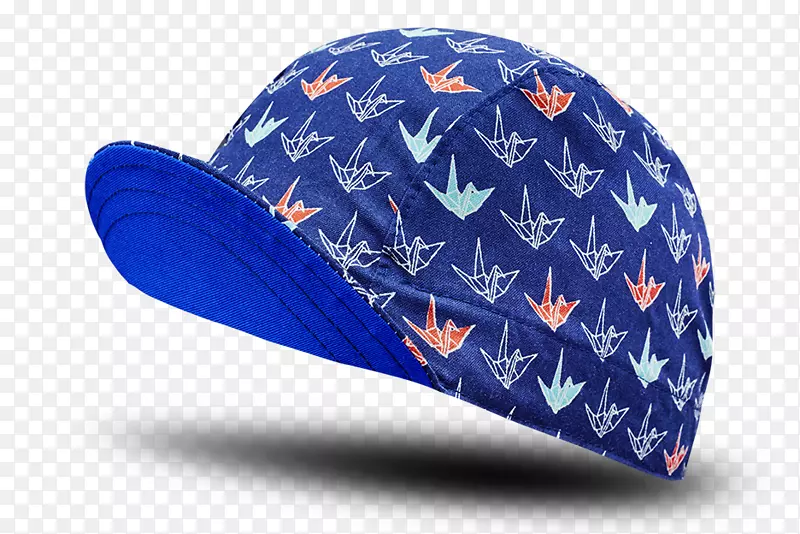 棒球帽钴蓝折纸蓝