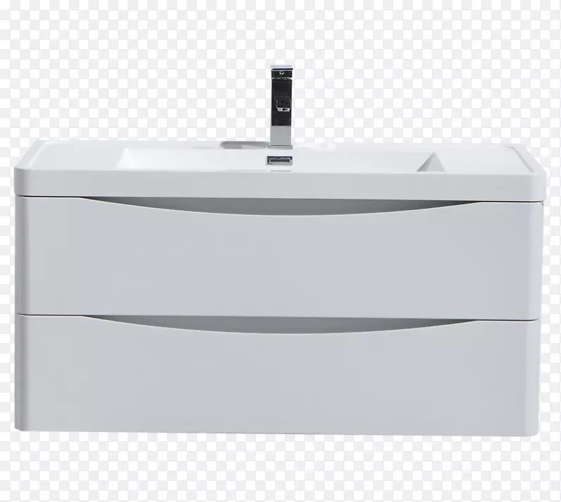 水槽抽屉现代浴室梳妆台-现代浴室