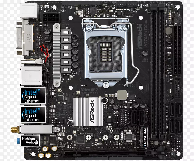 英特尔迷你-ITX lga 1151 asRock Fatal1ty z 270游戏K6-microitx