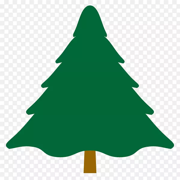 圣诞树装饰-冷杉剪贴画-圣诞树