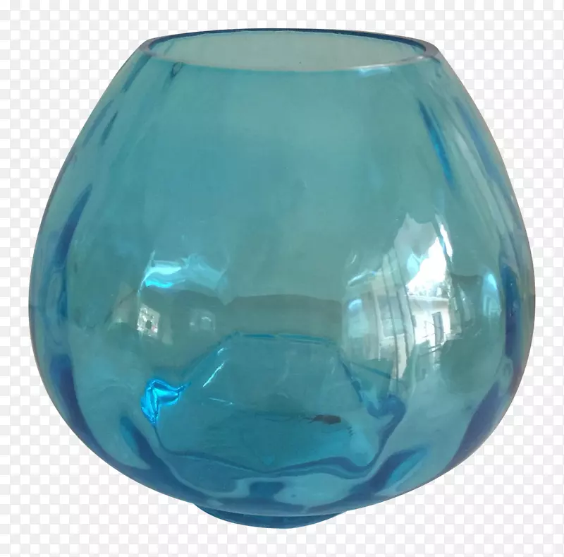 花瓶玻璃塑料绿松石花瓶