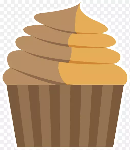 蛋糕，奶油冰淇淋，圆锥形巧克力-巧克力布朗尼