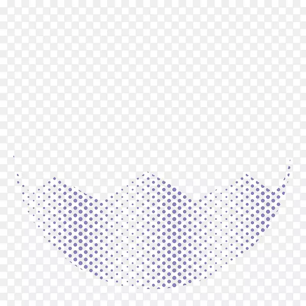 波尔卡点时尚点字体-紫色点