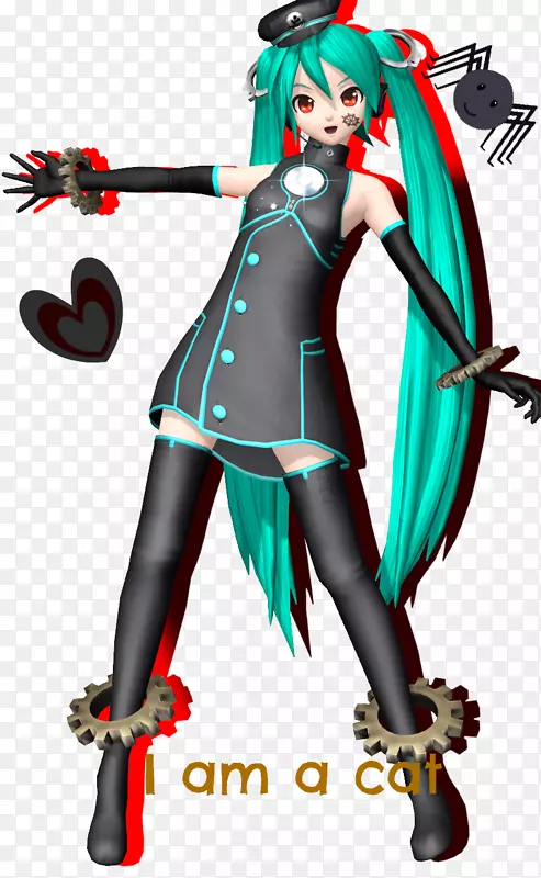 Hatsune Miku：DeviantArt-Hatsune Miku项目Dva f
