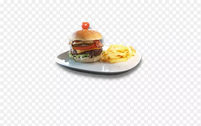汉堡包快餐餐具网络融合美食