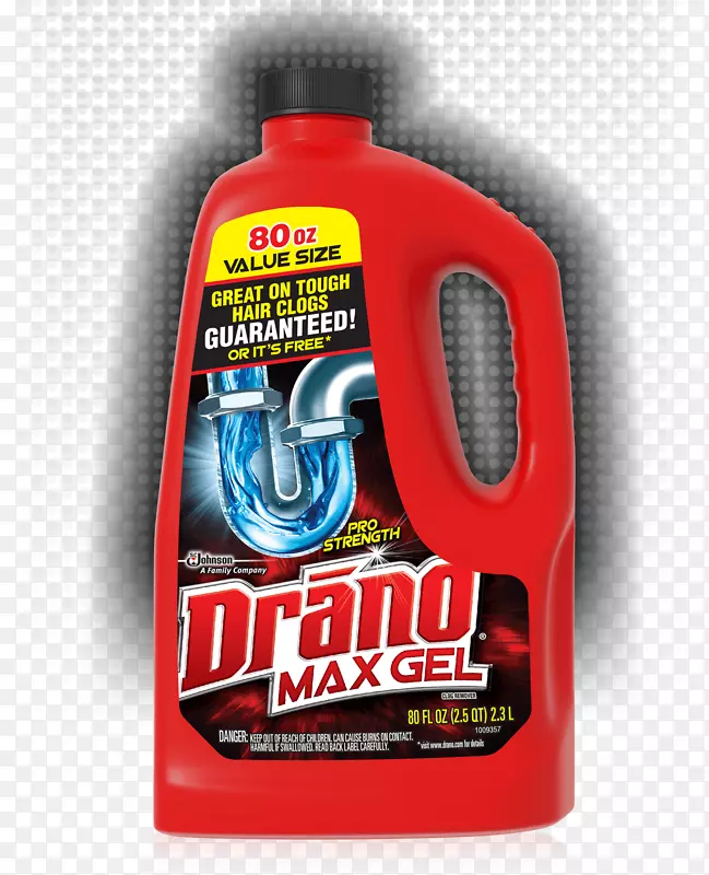Drano下水道清洁工。c。强生公司盎司清洗剂