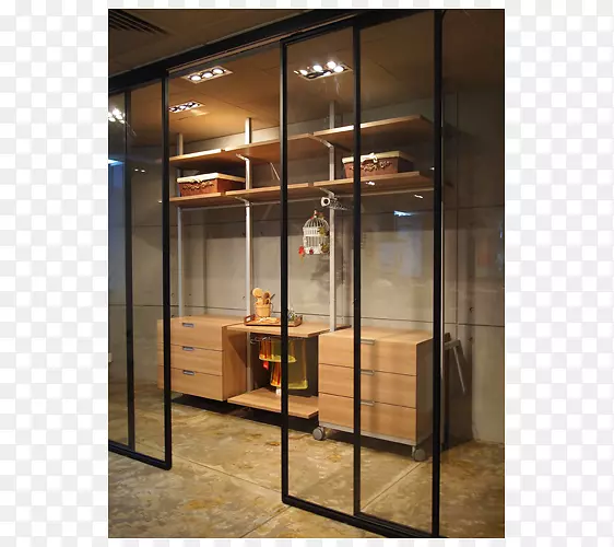 陈列柜，隔板，玻璃衣柜，架子，玻璃