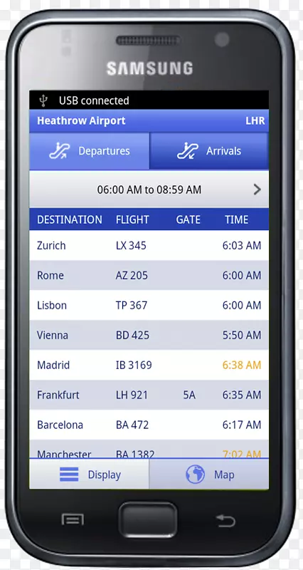 手机智能手机Android PDA-抵达机场