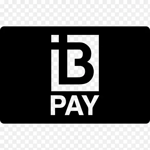 电脑图标付款标志bPay-支付卡