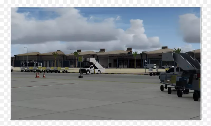 微软飞行模拟器x洛克希德马丁公司准备3D Marsa Alam机场运输-Alam