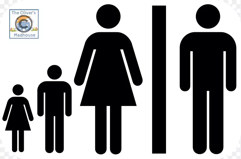 男女公厕标志-厕所