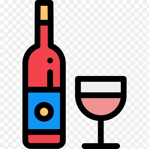 酒酒类饮料电脑图标剪辑艺术-葡萄酒