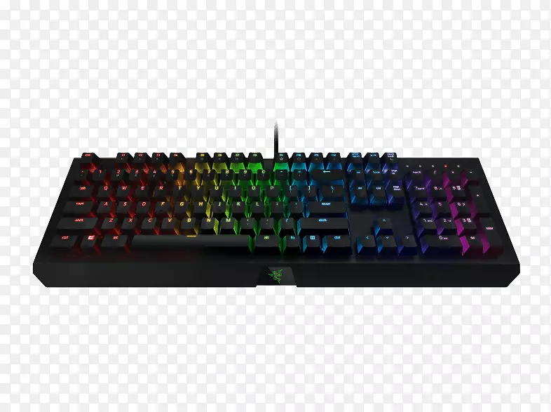 电脑键盘Razer BlackWidow x色度游戏键盘Razer BlackWidow x锦标赛版Chroma Razer BlackWidow chroma v2