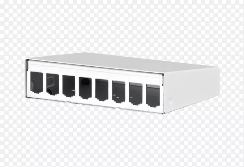 贴片面板计算机端口第6类电缆网络交换机表面安装技术