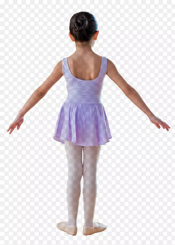 图图芭蕾舞衣与单排肩部芭蕾