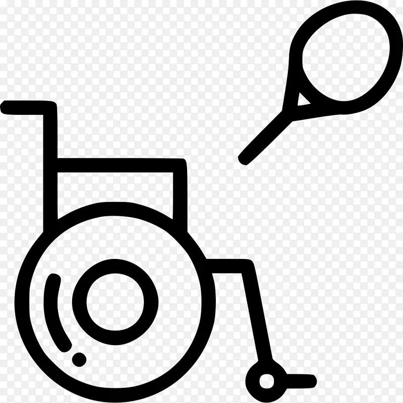 残奥会电脑图标剪辑艺术轮椅
